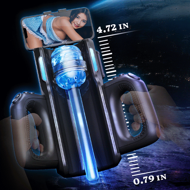 Leten - Interactive Transparent Stroker 10 Thrusting, 4,72 in Deep Stroke & Realistic Moaning Voice Stroker