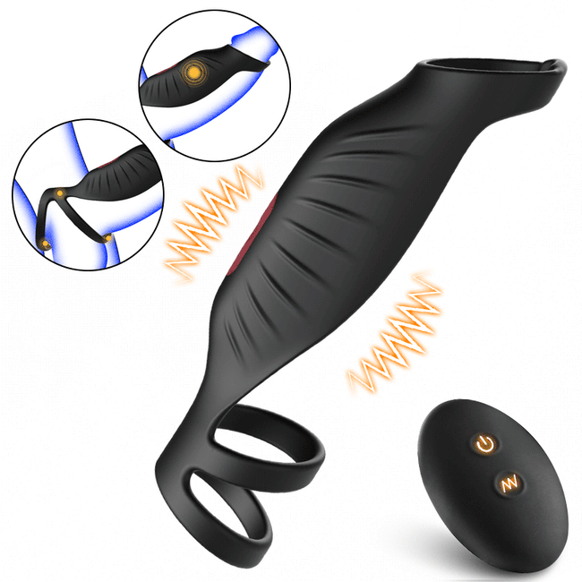 SemenSentry - Vibrating 2 IN 1 Cock Ring