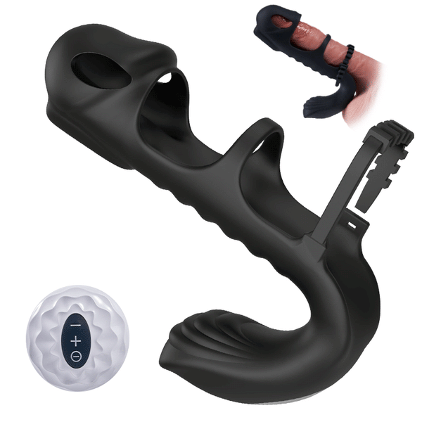 Lucifer - Dual Motor 7 Vibrating Penis Sleeve