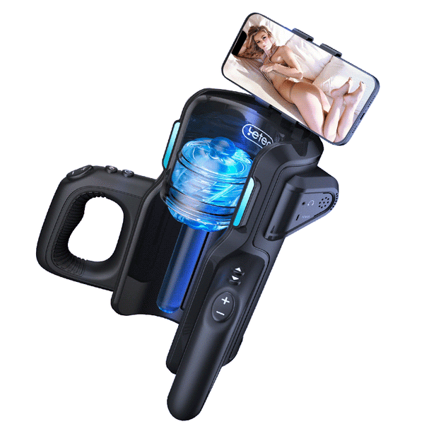 Leten - Thrusting Phone Holder Masturbator Cup