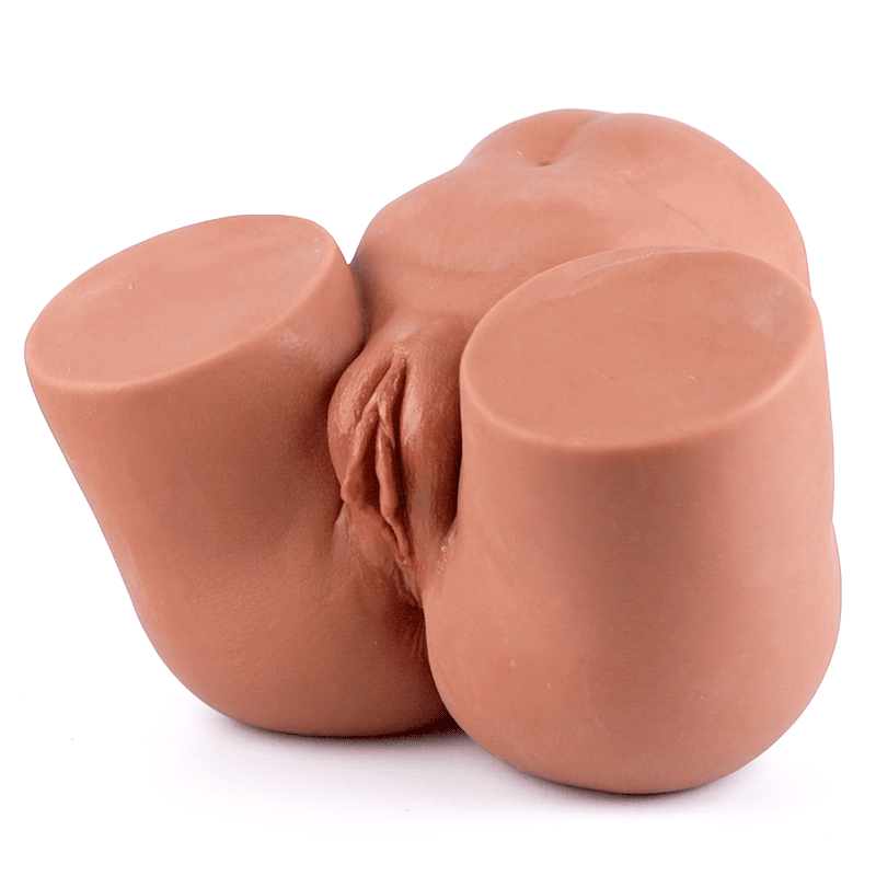 Acmejoy Carmela- Brown Big Ass Dual Tunne TPE Masturbator 10.5 LBS