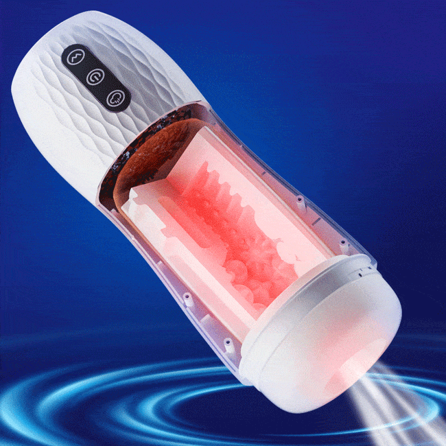 Phantom - 3-in-1 Suction + Vibration + 40℃ Warmth Trilingual Voice Blowjob Stroker