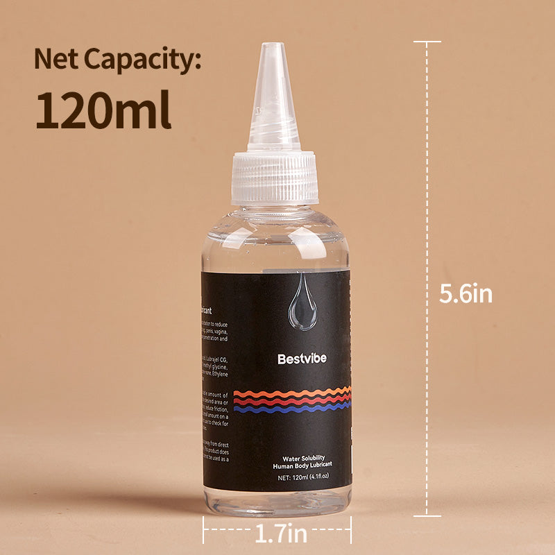 Acmejoy - 120ml Water-Based Lubricant Long-Lasting Personal Lube Toy-Safe & Condom Compatible
