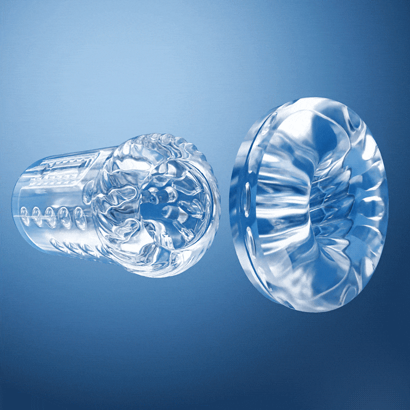CREAMPIE - 5 IN 1 Licking Massage Thrust Rotation Vibrating Burst Stroker