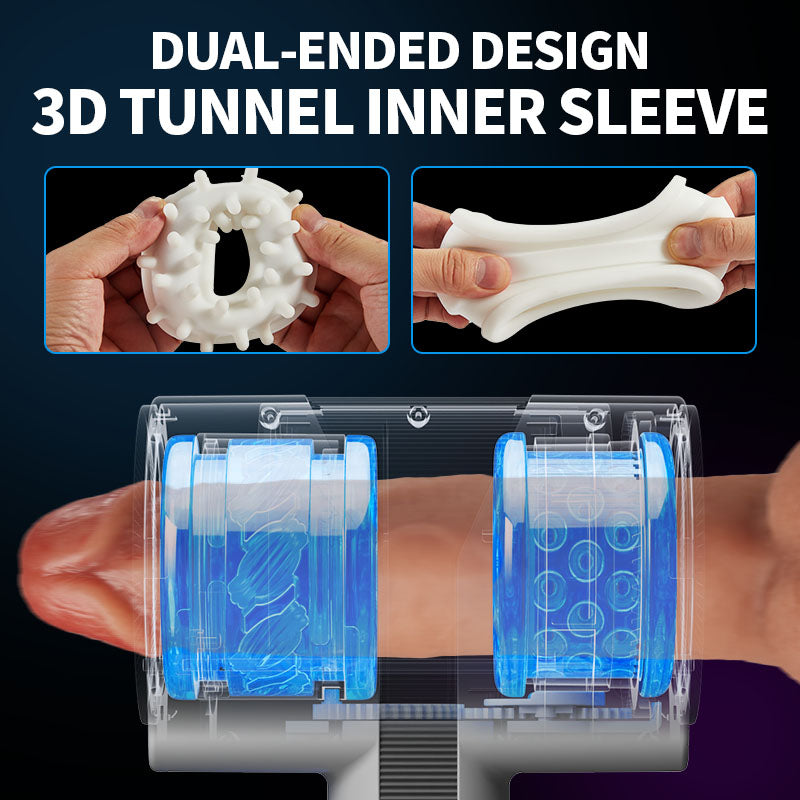 【Savage Spin-Thrust】Raiden - Telescopic Rotation Male Stroker