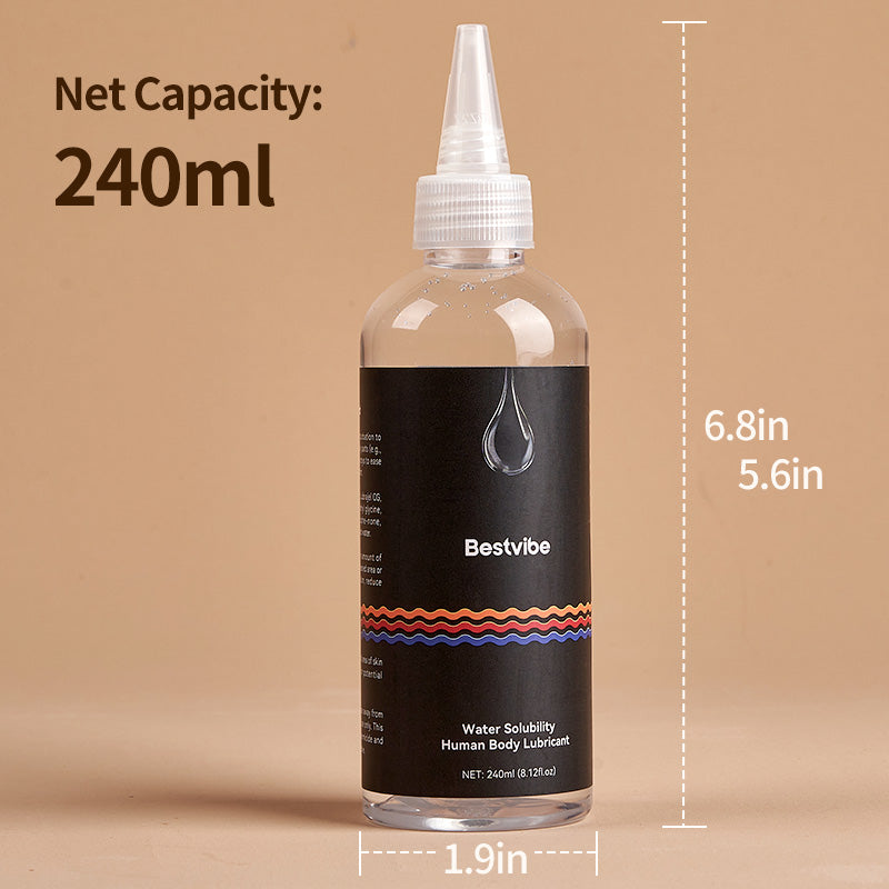 Bestvibe - 240ml Water-Based Lubricant Long-Lasting Personal Lube Toy-Safe & Condom Compatible