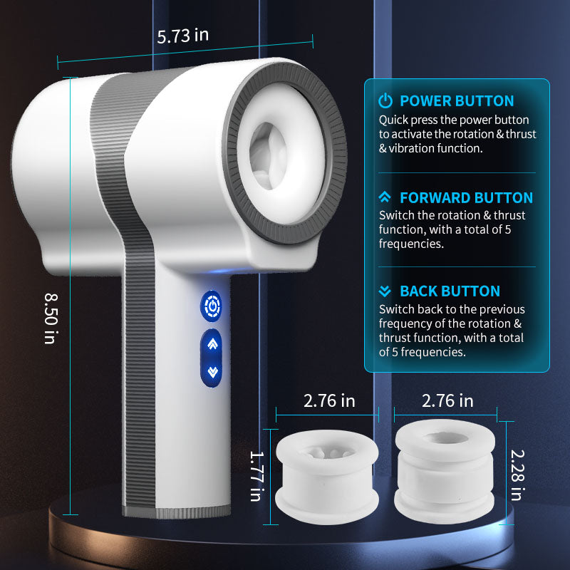 【Savage Spin-Thrust】Raiden - Telescopic Rotation Male Stroker