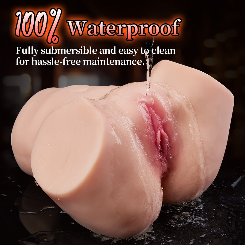 Amanda - Realistic Butt TPE Masturbator 10.34 lbs 3 Thrusting & 6 Vibrating Fully Waterproof Male Sex Doll