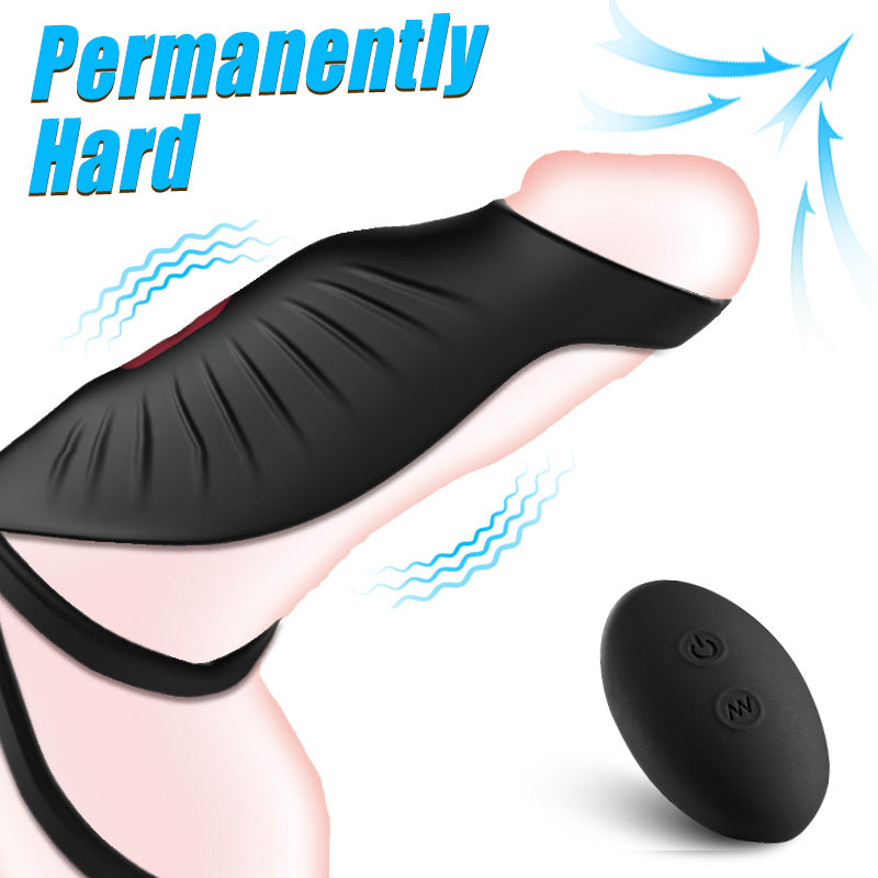 SemenSentry - Vibrating 2 IN 1 Cock Ring