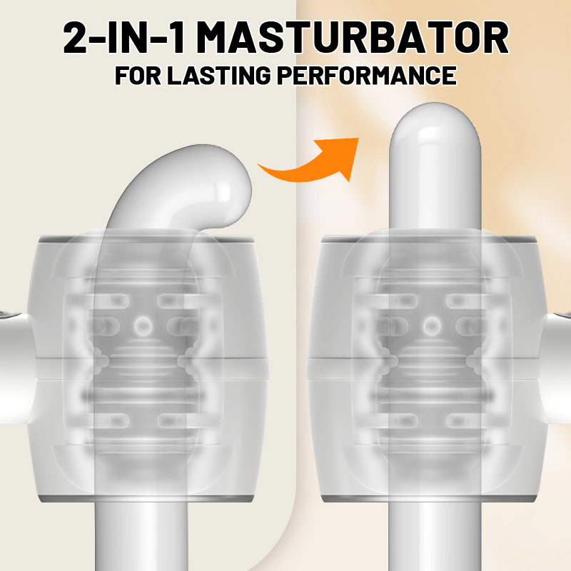 Hardy - 3 Frequency Telescopic Handheld Male Masturbation Cup