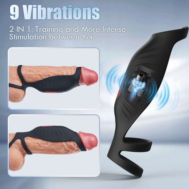 SemenSentry - Vibrating 2 IN 1 Cock Ring