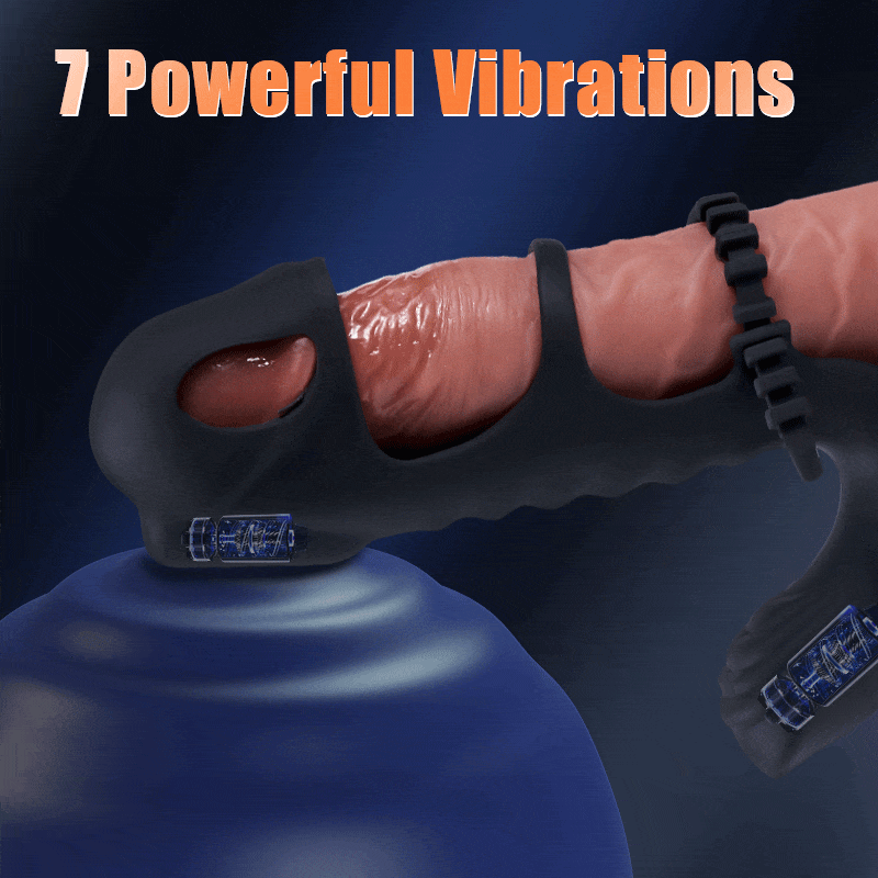 Lucifer - Dual Motor 7 Vibrating Penis Sleeve