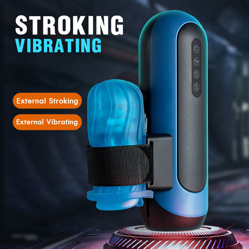 Acmejoy 700 Strokes Per Minute 6 Thrusting 10 Vibrating Masturbation Cup