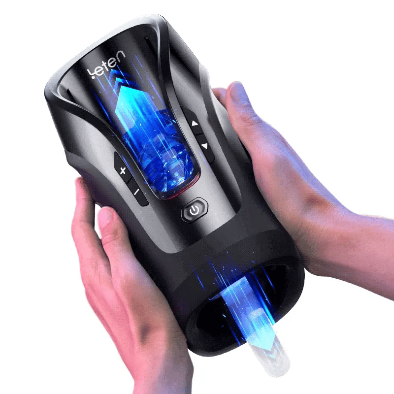 Acmejoy -Leten 3D Fleshy Telescopic Vibrating Automatic Male Masturbator Blowjob Stroker