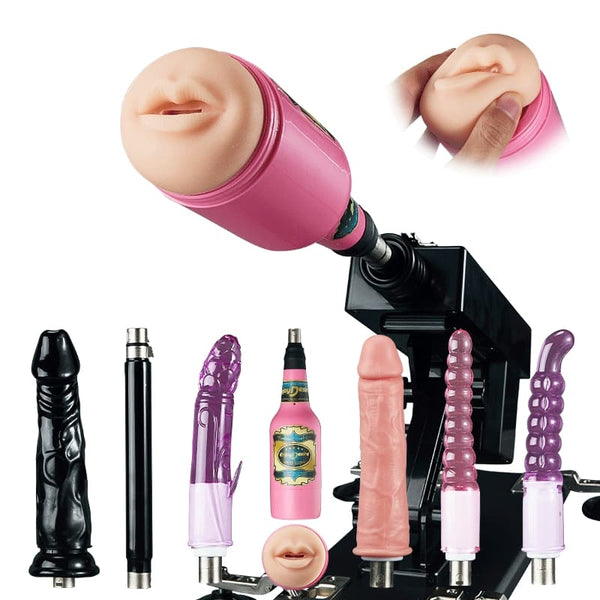 Azax - Ultimate Pleasure with Top-Rated Sex Machine 7 Accessories Automatic Thrust Anal Love
