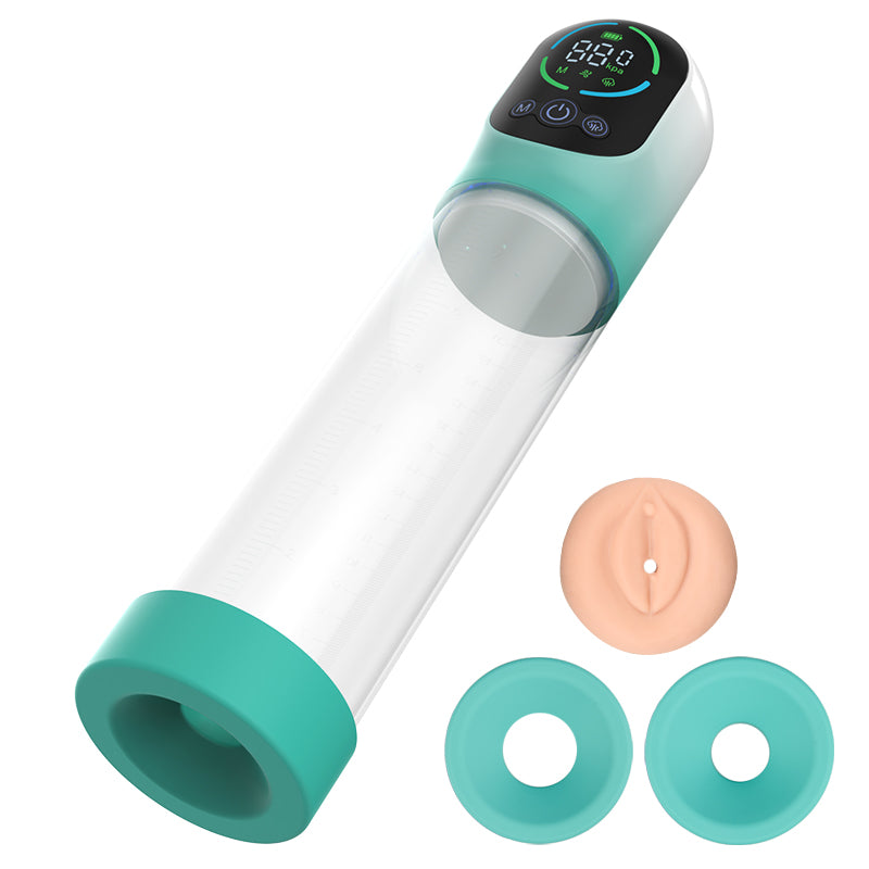 GigaGrow- Acmejoy 5 Suction & Manual Air Pressure 2 IN 1  for ED Treatment Penis Pump