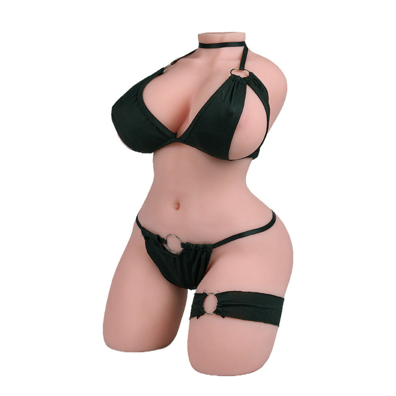 Jenni - 28.7 lbs Dual Channel Thigh Flexible Torso 1:1 Real Woman Copy Sex Doll