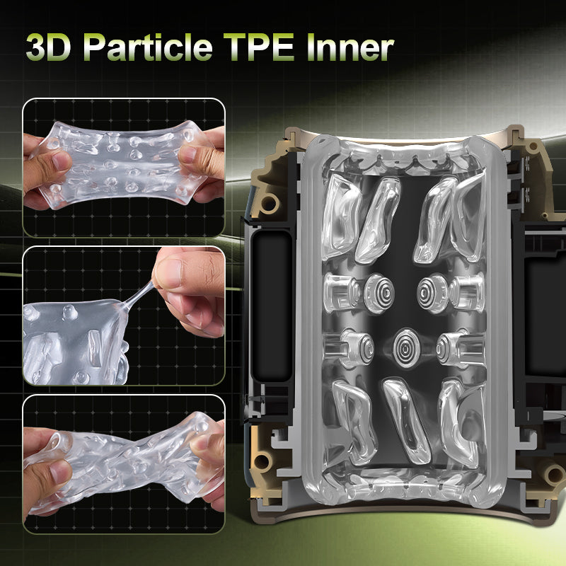 DiveEase - 7 Rotation Vibration Open Ended Stroker