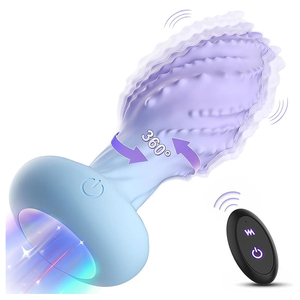Little Monster - 360° rotating anal vibrator, 10 vibration frequencies, 7-color LED light
