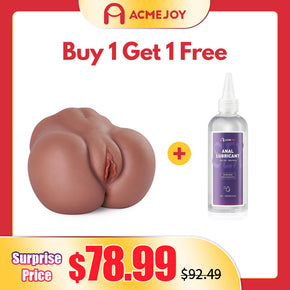 Pinay Big Ass Male Masturbator and ACMEJOY 8.5oz Water-based Lubricant Set