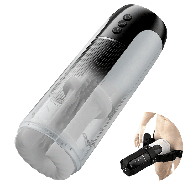 acmejoy automatic 3 frequency telescopic handheld male masturbator cup Automatic 3 Frequency Telescopic Handheld Male Masturbator – BKC main image 0