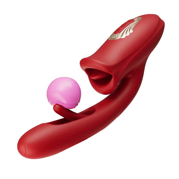 Acmejoy-Shaped Biting Soother with Vibration & Flapping