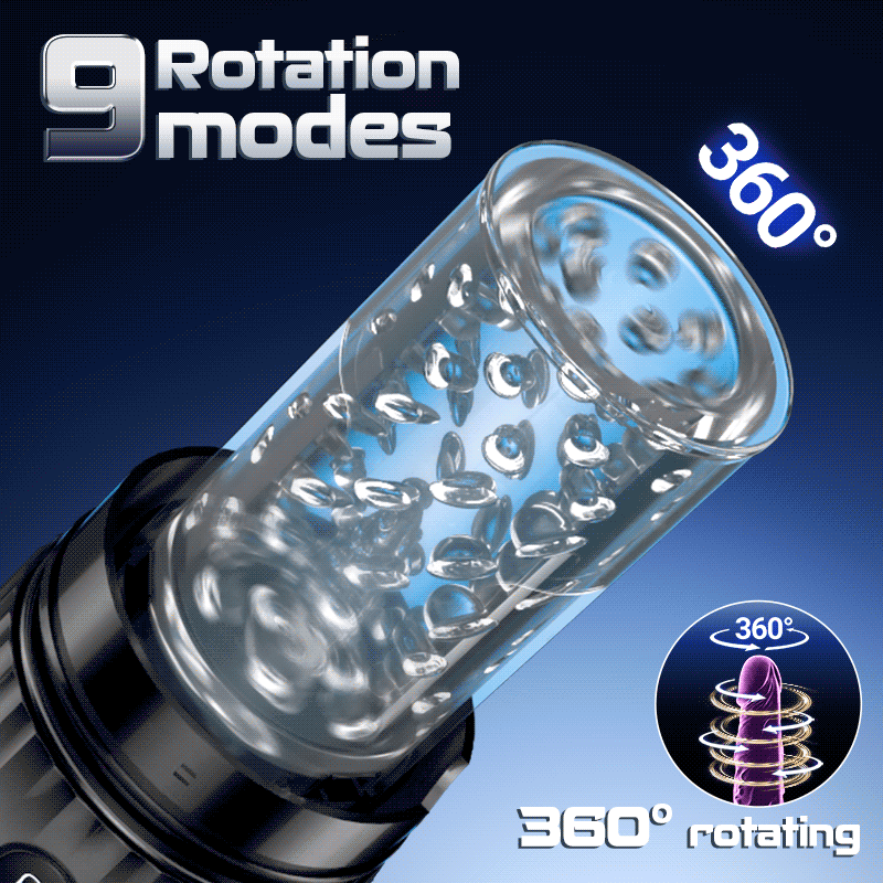 【Limited-time offer  39.99】Vortex Male Stroker - Acmejoy X Bestvibe Collaboration 4 Strong Suction One-Key Burst 9 Rotations Easy to Clean with Free Lubricant