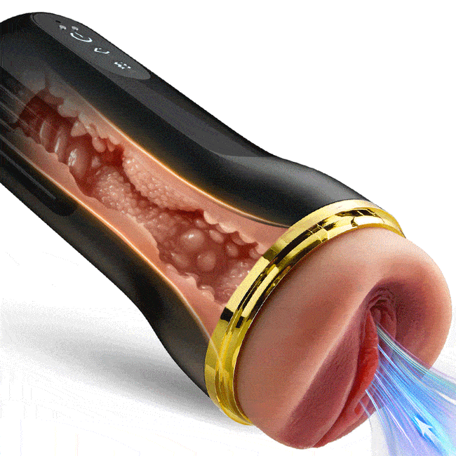 【Best for MILF's Labia】Captain - 10 Vibrating Sucking Deep Throat Male Stroker