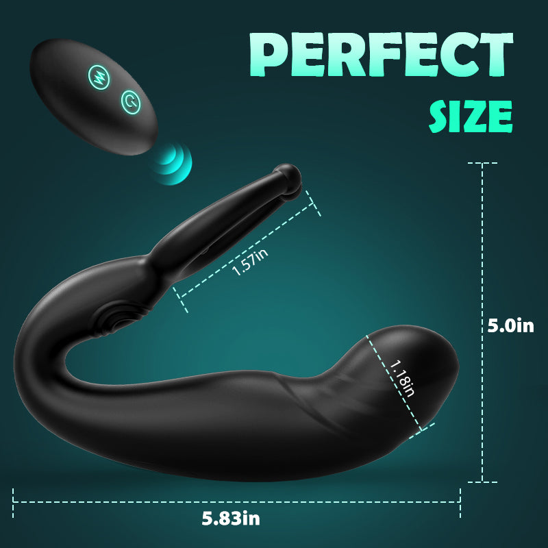Rainstorm - Bead Massage Multifunctional 9 Vibrating Prostate Anal Plug Solo Male Prostate Massager