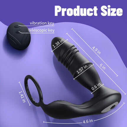 ACMEJOY - Telescopic Vibration Prostate Massager