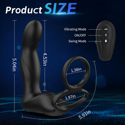 AcmeJoy Finger-like Wiggle Swing Prostate Massager