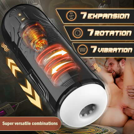 AcmeJoy - 7 Thrusting Rotating 7 Vibrating Masturbator