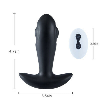 AcmeJoy Tapping Spiral-textured Anal Plug