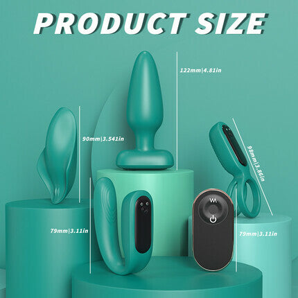 Acmejoy Vibration Sex Toys 4 Pieces Set