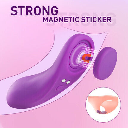 AcmeJoy - 7 Vibrating Wearable Low Noise Panty Egg Vibrator Magnetic Clip with Remote Control