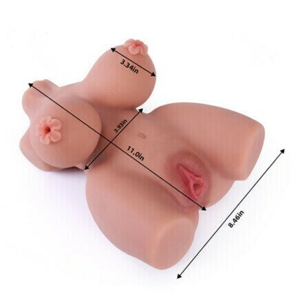 Acmejoy - 4 Channels Male Masturbator Sex Doll 8.8 LBS