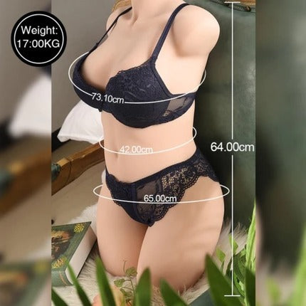 Acmejoy 37.5 lbs Brandi Buxom Beauty Torso Realistic Sex Doll