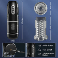 Chainsaw - Telescopic Rotation Masturbation Cup