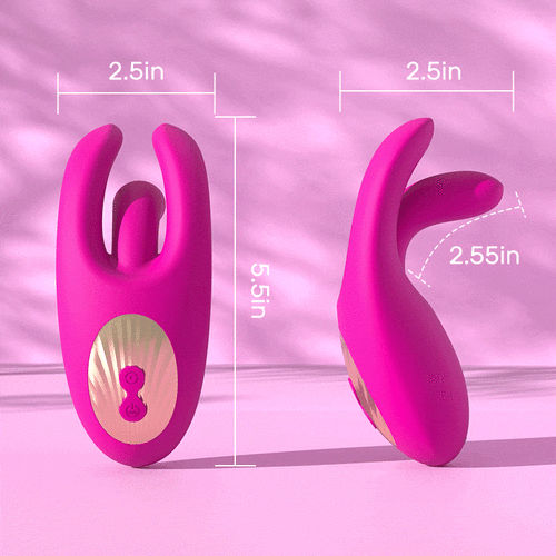 Acmejoy - G-Spot Clitoral Finger Vibrator 10 Vibrations Fingering Wiggling Modes