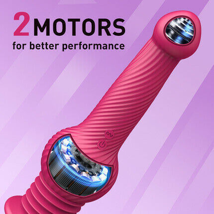 Ethan -Knot Monster 3 Thrusting 10 Vibrating 360¡ã Swing Dildo 9.44 In