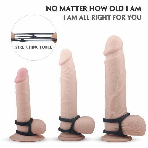 Acmejoy - Liquid Silicone Penis Sleeve Cock Ring