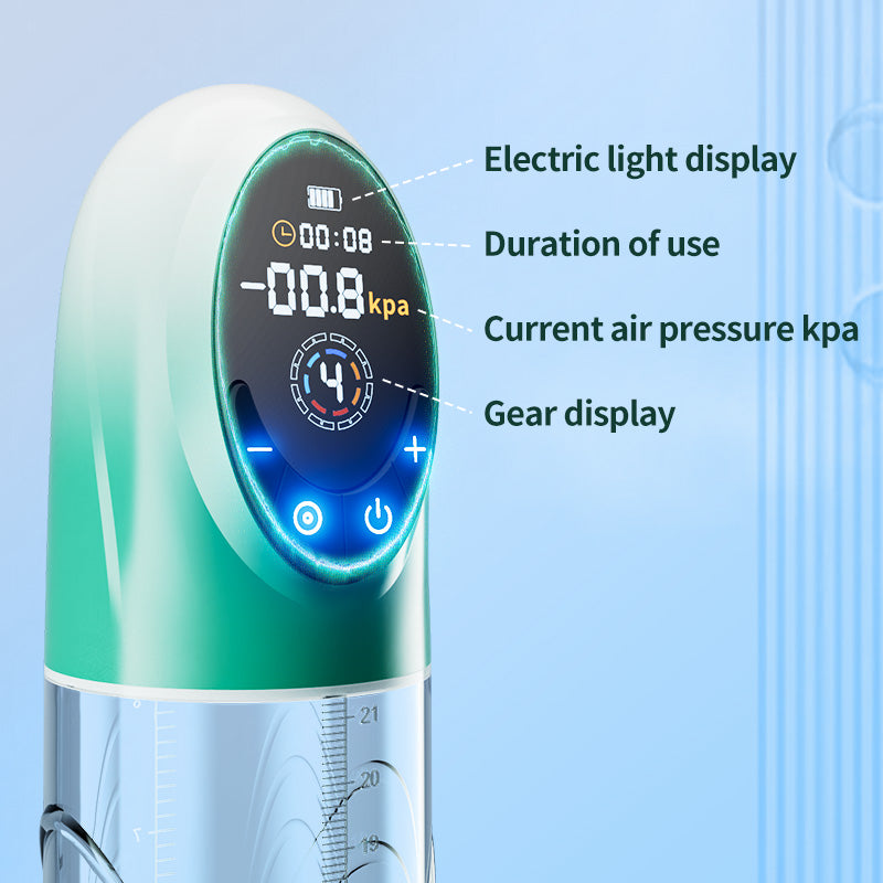GigaGrow- Acmejoy 5 Suction & Manual Air Pressure 2 IN 1  for ED Treatment Penis Pump