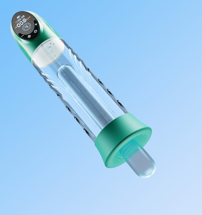 GigaGrow- Acmejoy 5 Suction & Manual Air Pressure 2 IN 1  for ED Treatment Penis Pump