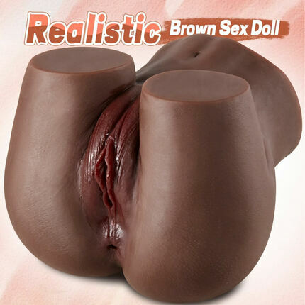 Elowen - 4.5 LBS Chocolate Anal Realistic Butt Male Masturbator