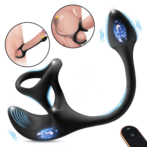 Zenith - Vibrating Anal Plug with Penis Rings