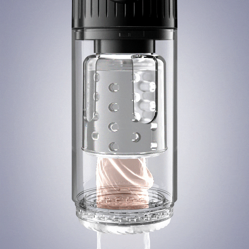 Aisia-4 Suction 5 Thrusting Rotating 3 in 1 Sex Stroker