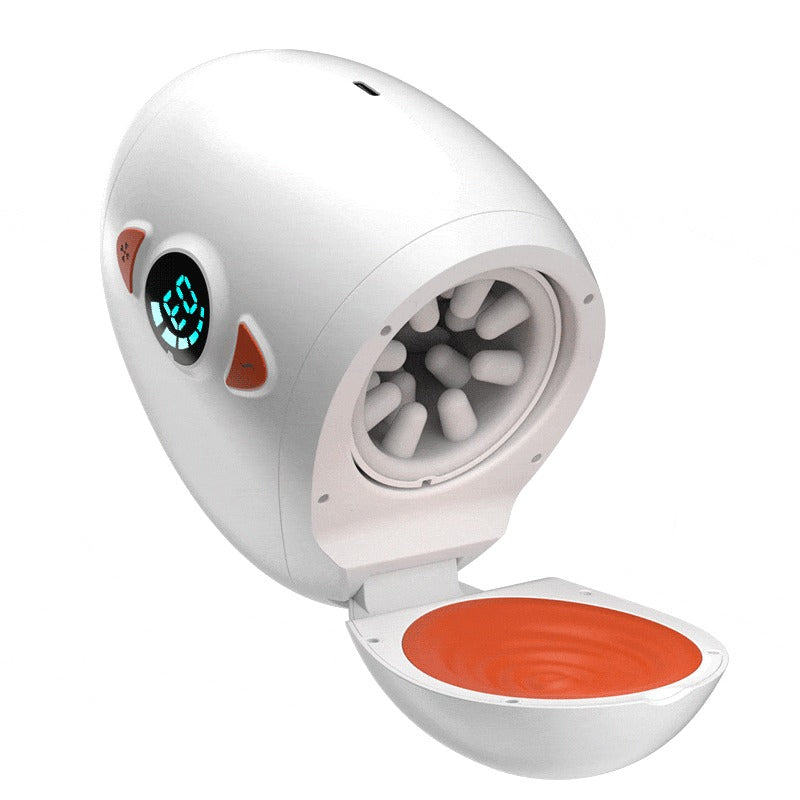 Acmejoy - Electric Male Masturbator with Rotating Piston, Glans Vibration & Testicle Massage