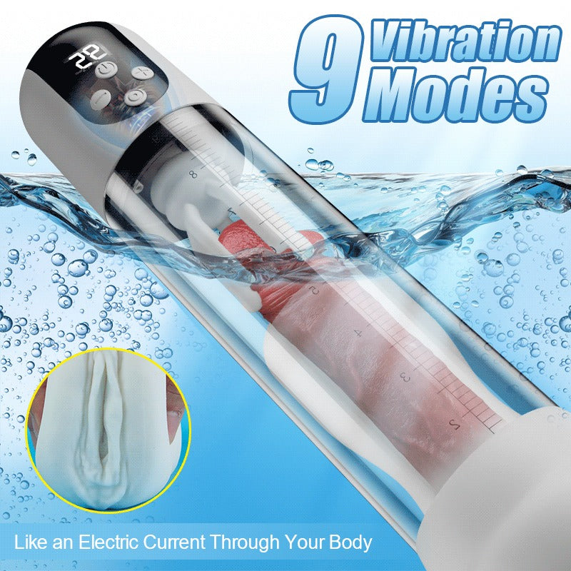 Wave - 5 Suction Modes  9 Vibration Modes  Vacuum Suction  Glans Massager   Penis Pump