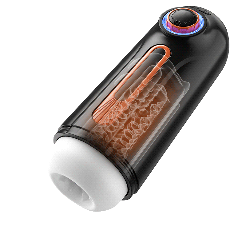 Alien - 6 IN 1 10 Vibration Modes & Thrusting,with 4 Suction Levels Masturbation Cup & 104°F Heating