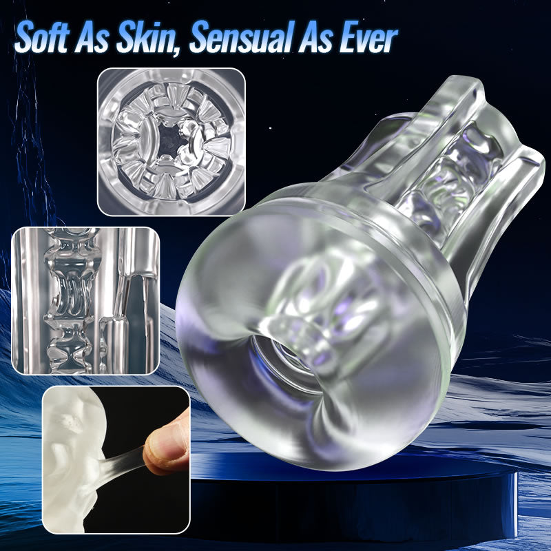 Iron Man - 9 Vibration & Sucking Automatic Blowjob Male Stroker